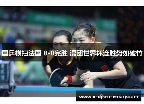 国乒横扫法国 8-0完胜 混团世界杯连胜势如破竹